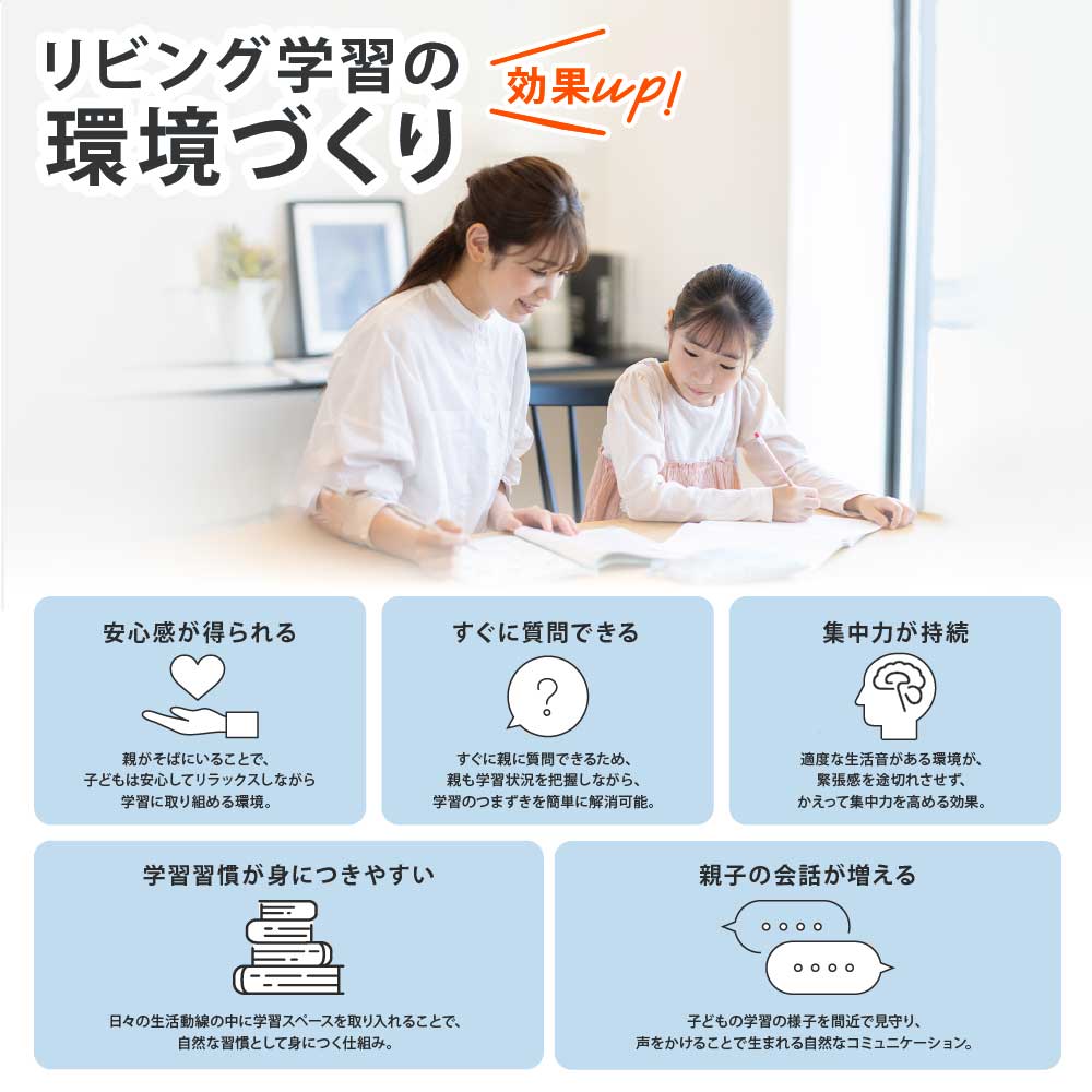 リビング学習の環境づくり