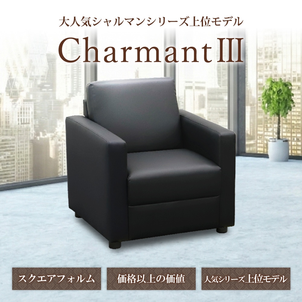 応接ソファ 1人用 1人掛け 1人 ソファ CHA3-1-2（商品番号：CHA3-1-2