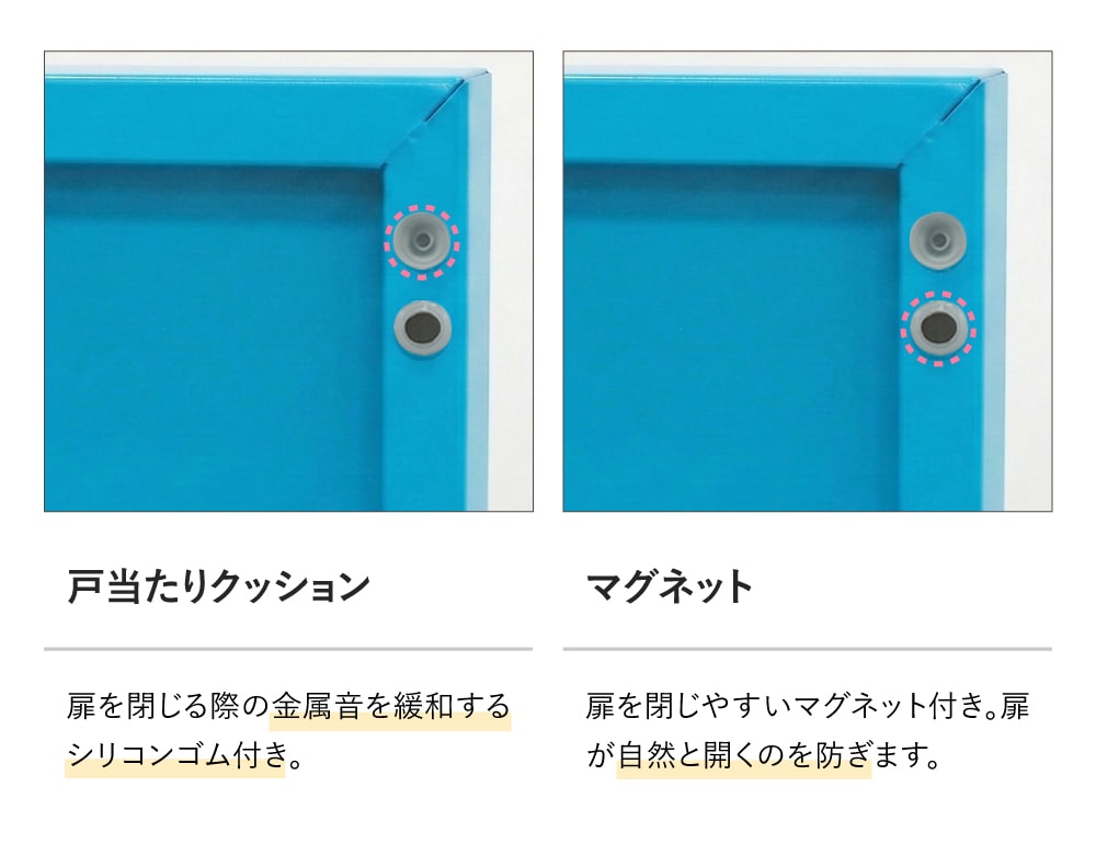 倉庫受取限定】 ロッカー ボックス 2人用 1列2段 高さ600mm CUB-3560