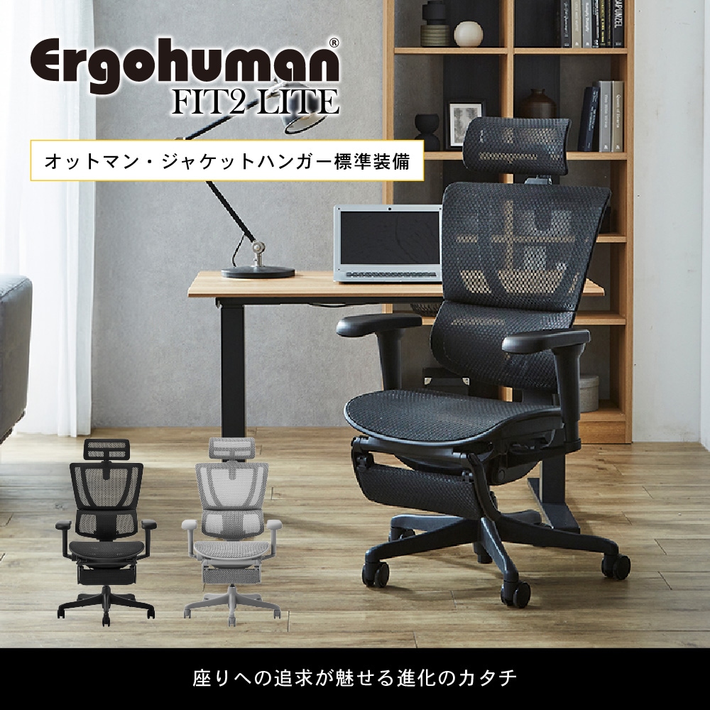エルゴヒューマン フィット2 ライト Ergohuman FIT2 Lite 正規品 最長5
