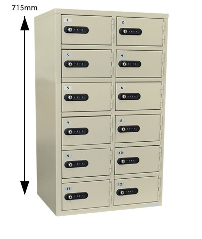 貴重品ロッカー ダイヤル 8人用 エーコー LK-308（商品番号：XLK-308N