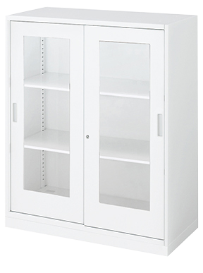 書庫セット コクヨ インベント ガラス引戸+引戸 高さ2160mm WM-HG259