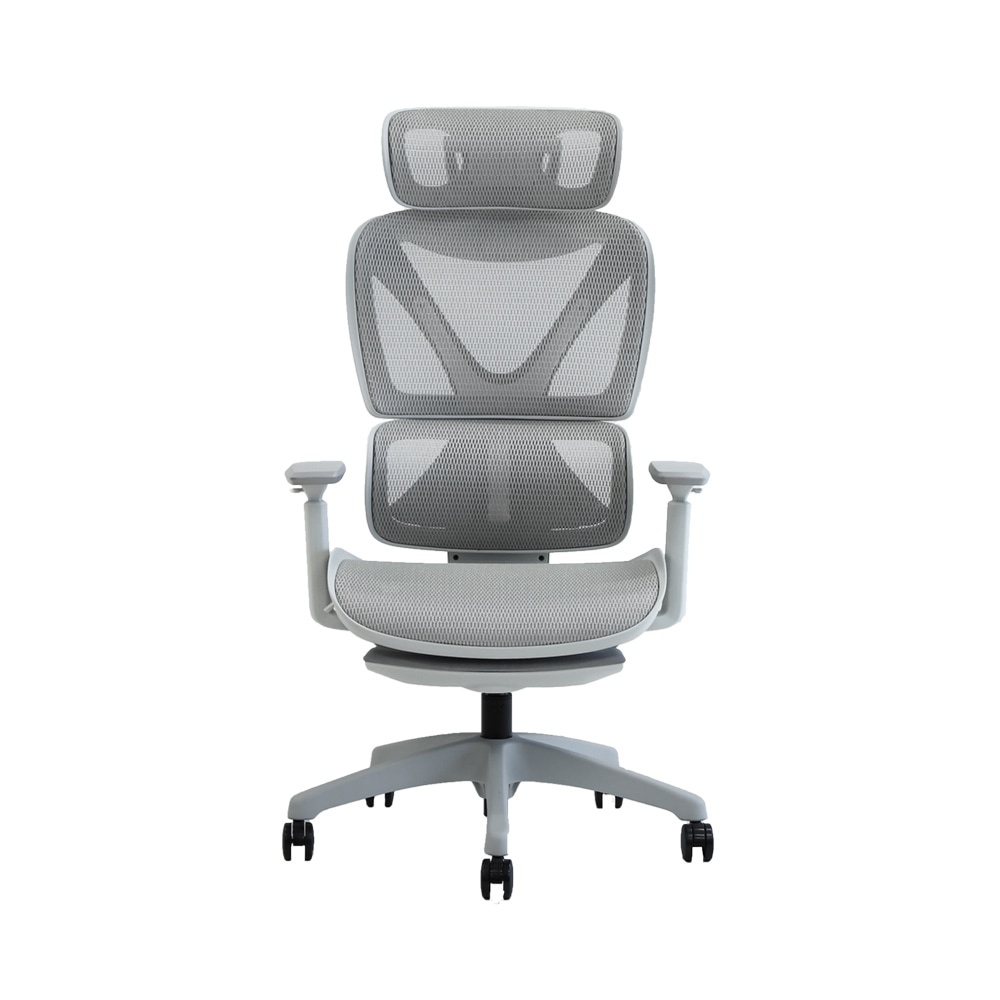 ワークチェア オフィスチェア メッシュ 肘付き デスクチェア DX-1-GY