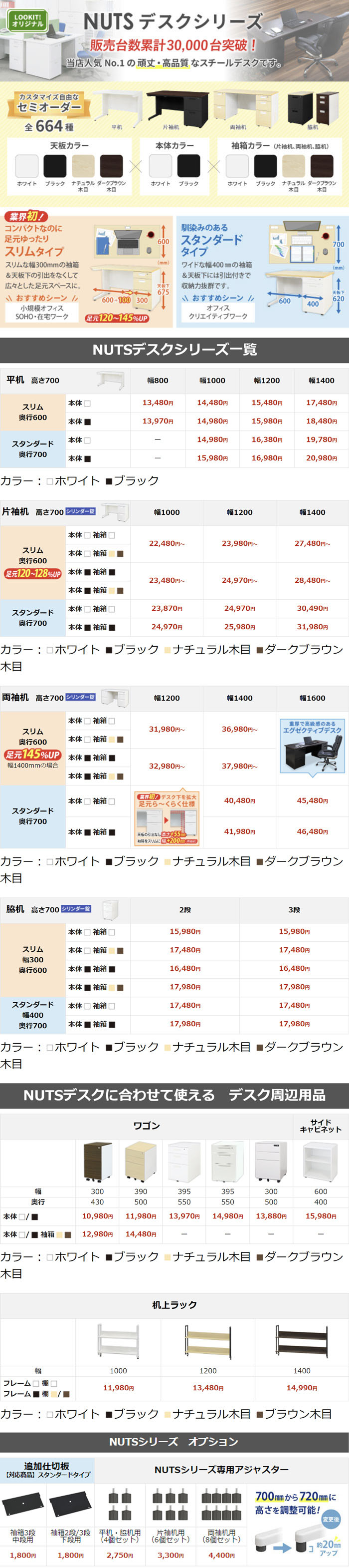 事務机 片袖机 スチール 幅1200×奥行700×高さ700mm LKD-127の通販