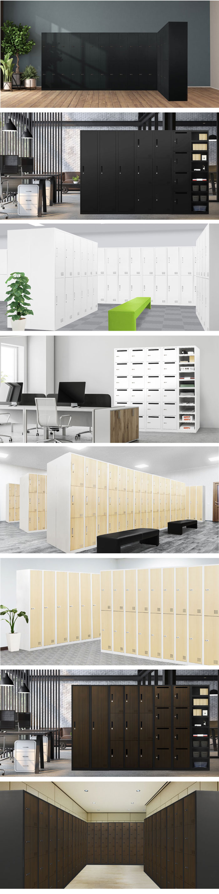 FACILEのロッカーは細部まで美しい仕上がりにこだわっています