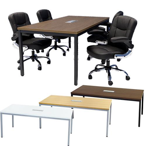 会議室はもちろんフリーアドレスデスクとしても使えるオフィス家具通販のルキットで1番人気の会議用テーブル