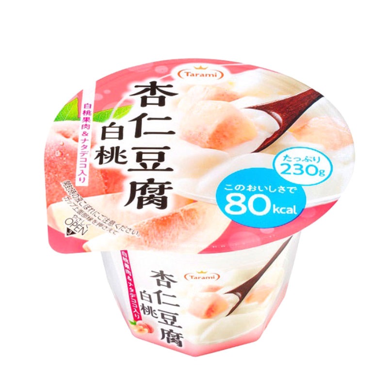 たらみ 杏仁豆腐白桃80Kcal