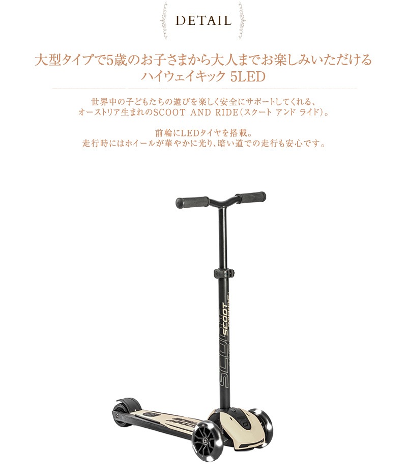 SCOOT AND RIDE   饤 ϥå 5LED
