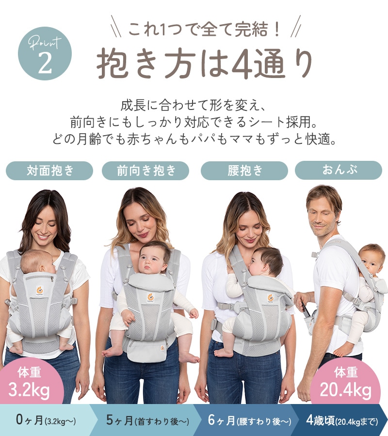 Ergobaby 르٥ӡ 르 OMNI Breeze ֥꡼