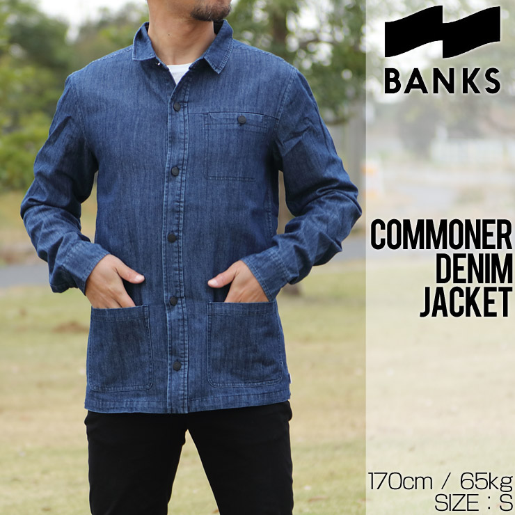 クリックポスト対応] BANKS バンクス COMMONER DENIM JACKET デニム