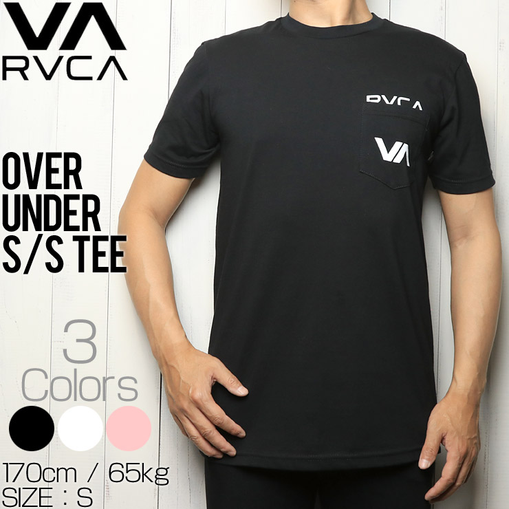 クリックポスト対応] RVCA ルーカ OVER UNDER S/S TEE ポケット付き