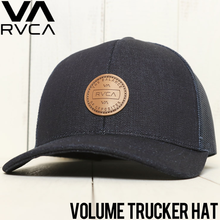 RVCA ルーカ VOLUME TRUCKER HAT メッシュキャップ MAHWURVT | BRAND