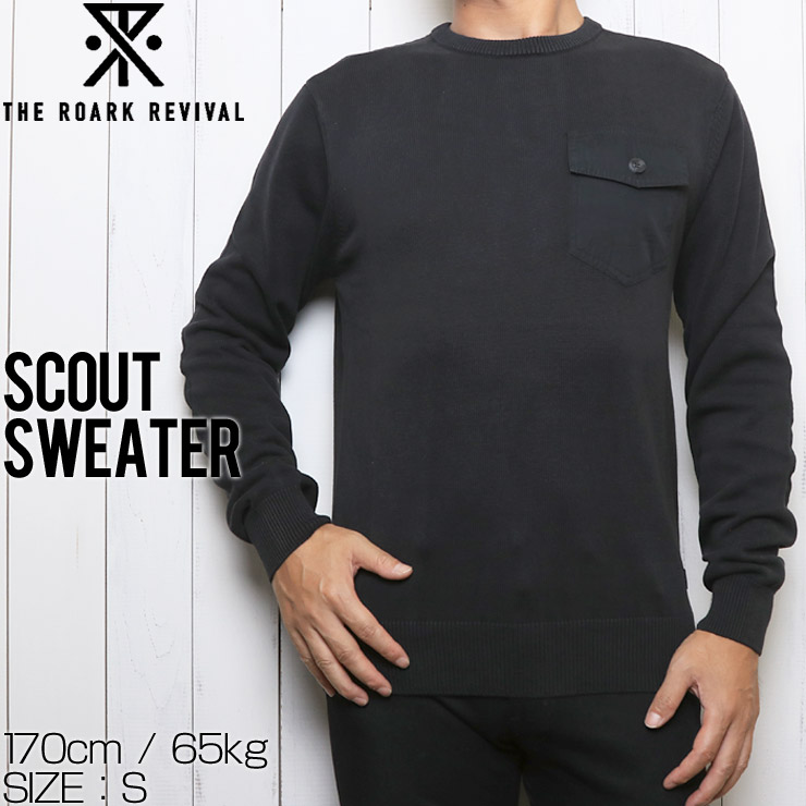 THE ROARK REVIVAL ロアークリバイバル SCOUT SWEATER クルーネック