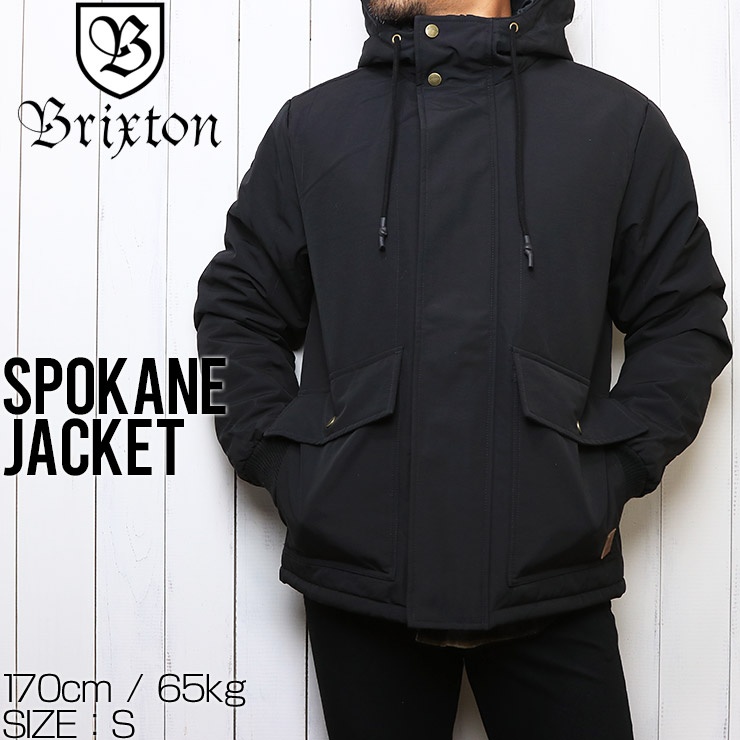 送料無料】 BRIXTON ブリクストン SPOKANE JACKET フードジャケット 