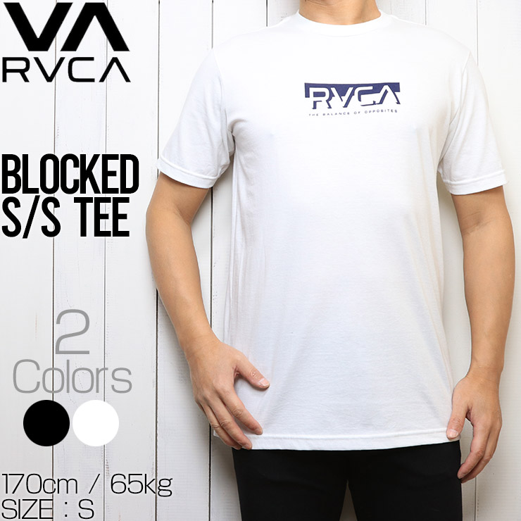 RVCA ルーカ BLOCKED S/S TEE 半袖Tシャツ