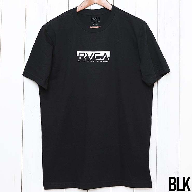 [クリックポスト対応] RVCA ルーカ BLOCKED S/S TEE 半袖Tシャツ M4011RBL-LUG Lowrs