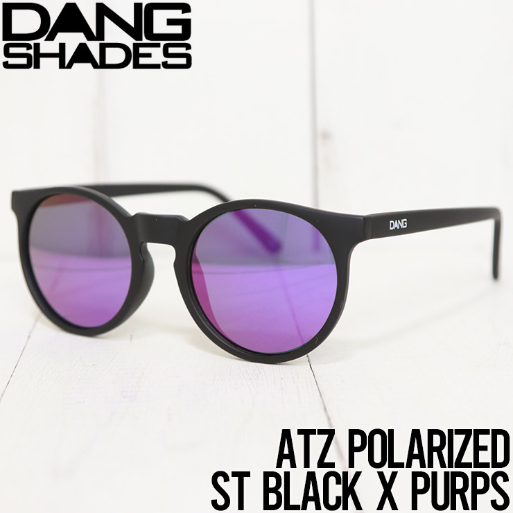送料無料 Dang Shades ダンシェイディーズ Atz Polarized Sunglasses 偏光サングラス St Black X Purps Fb New Arrivals Lug Lowrs