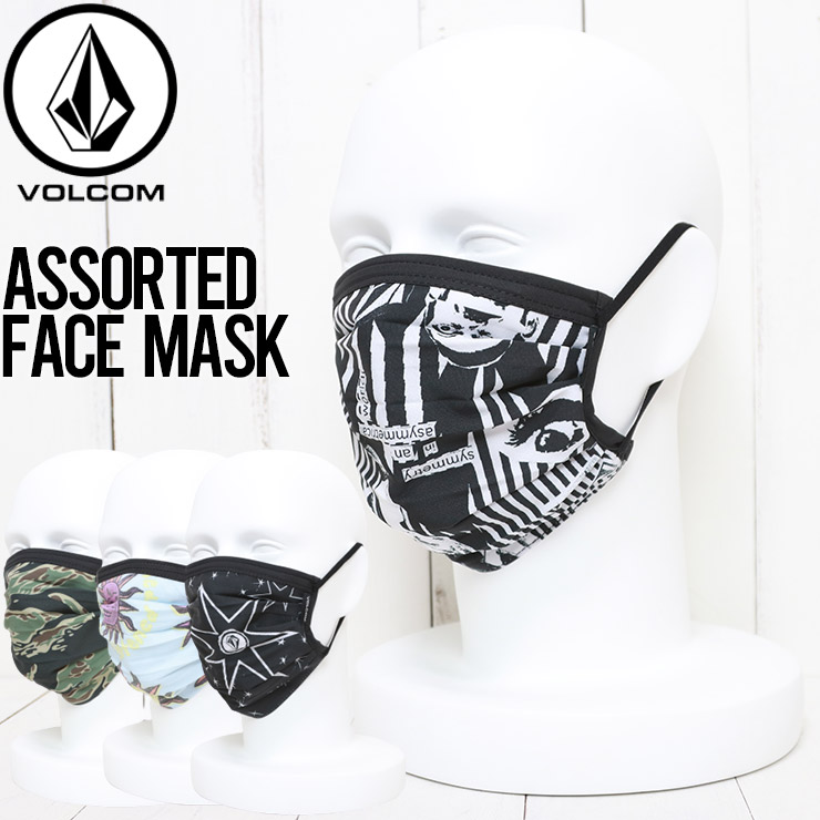 クリックポスト対応 Volcom ボルコム Assorted Face Mask マスク フェイスマスク ファッションマスク D New Arrivals Lug Lowrs