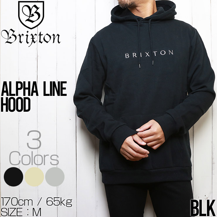 BRIXTON ブリクストン ALPHA LINE HOOD プルオーバーパーカー 02919