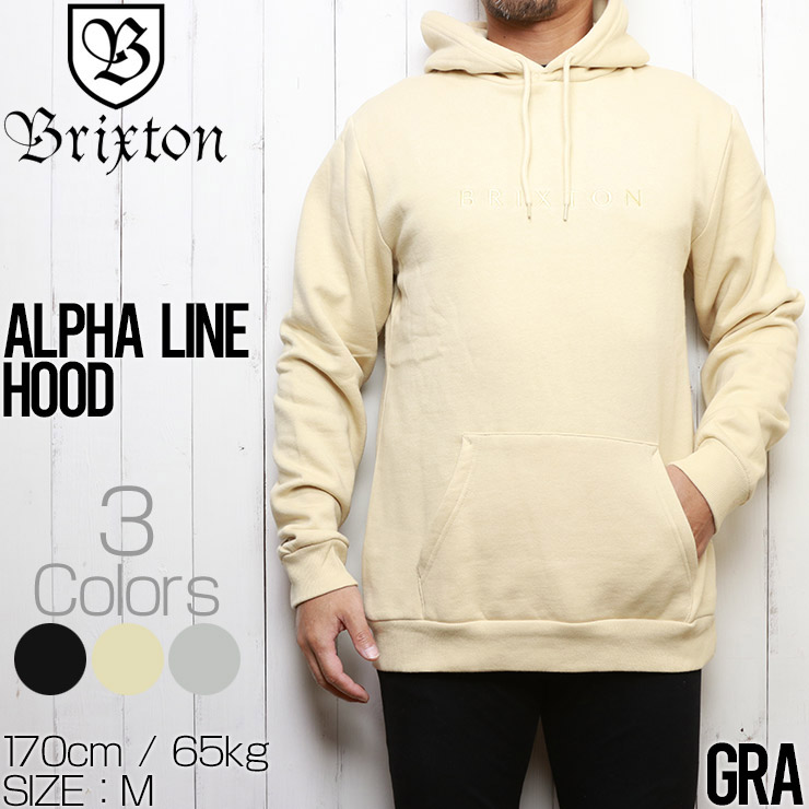 BRIXTON ブリクストン ALPHA LINE HOOD プルオーバーパーカー 02919 