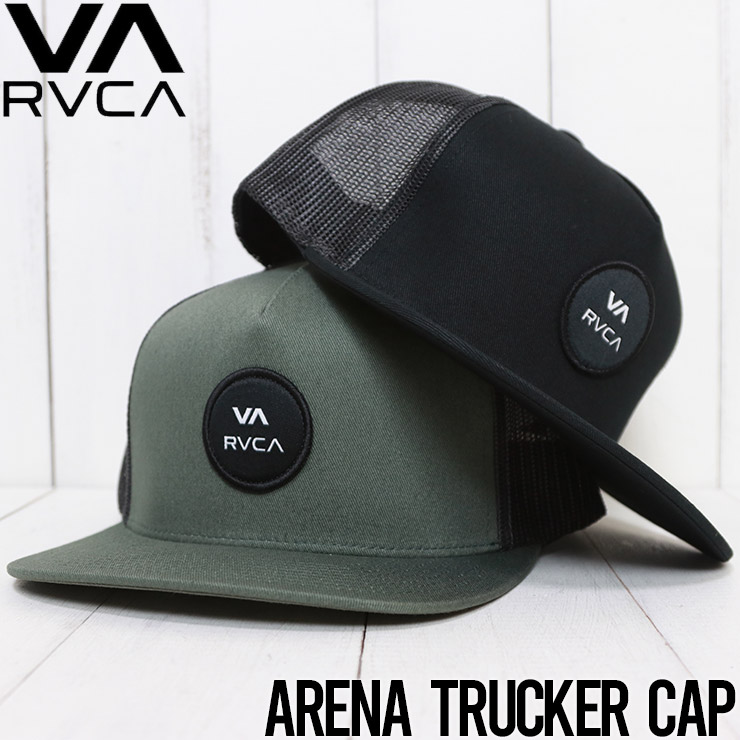 送料無料】 RVCA ルーカ ARENA TRUCKER CAP メッシュキャップ MAHW3RAT