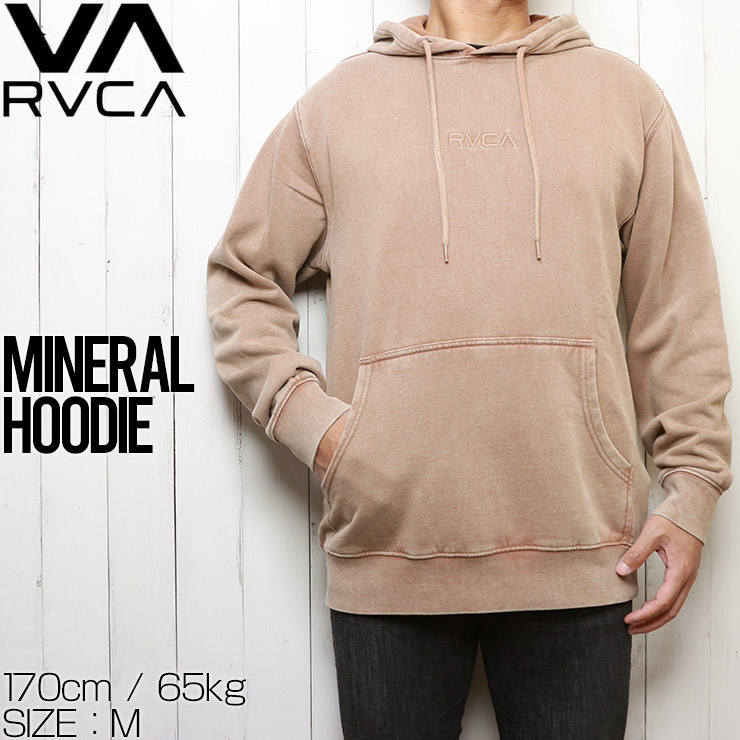 送料無料】RVCA ルーカ MINERAL HOODIE プルオーバーパーカー フーディ