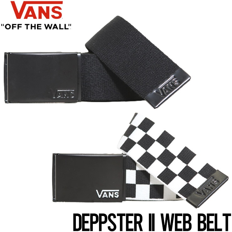 クリックポスト対応] VANS ヴァンズ DEPPSTER II WEB BELT VN0A31J1 | NEW LUG