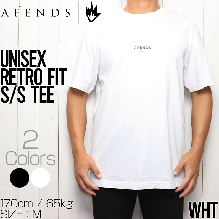 貿易保証AFENDS Sサイズ White アフェンズ 麻Tシャツ 新品未使用！ Tシャツ/カットソー(半袖/袖なし)