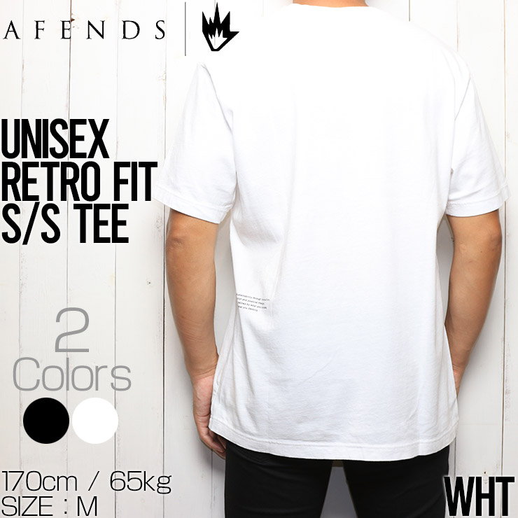 貿易保証AFENDS Sサイズ White アフェンズ 麻Tシャツ 新品未使用！ Tシャツ/カットソー(半袖/袖なし)
