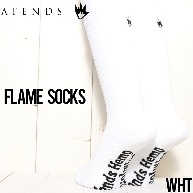 クリックポスト対応] AFENDS アフェンズ FLAME HEMP SOCKS ソックス