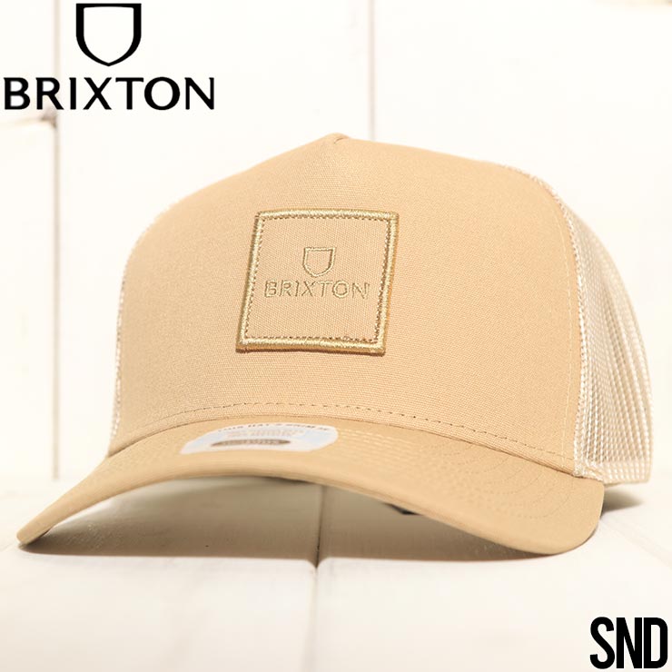 送料無料】メッシュキャッップ 帽子 BRIXTON ブリクストン ALPHA BLOCK