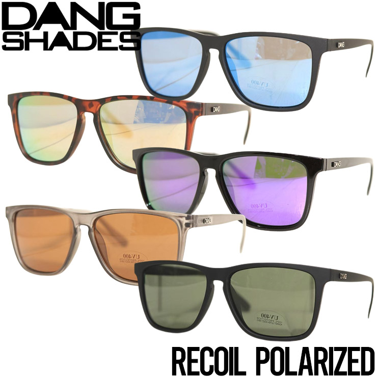 DANG SHADES ダンシェイディーズ RECOIL POLARIZED SUNGLASSES 偏光サングラス | NEW ARRIVALS |  LUG Lowrs