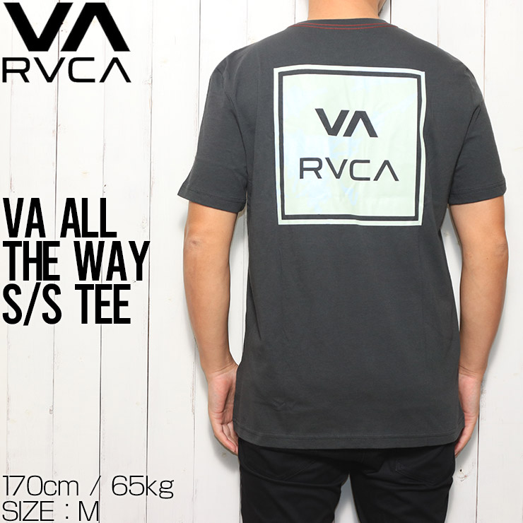 [クリックポスト対応] 半袖Tシャツ RVCA ルーカ VA ALL THE WAY S/S TEE AVYZT00566-LUG Lowrs