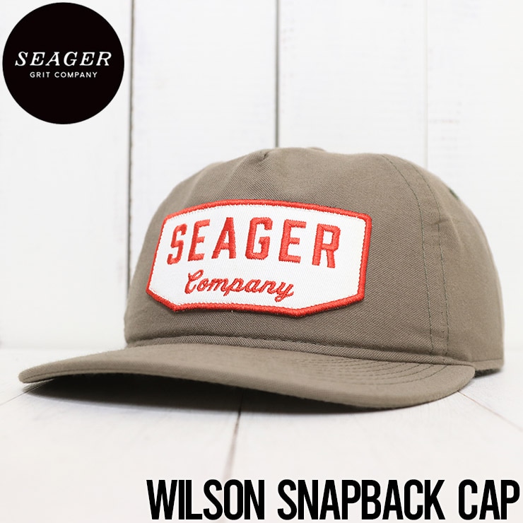 SEAGER シーガー WILSON SNAPBACK CAP スナップバックキャップ STONE 
