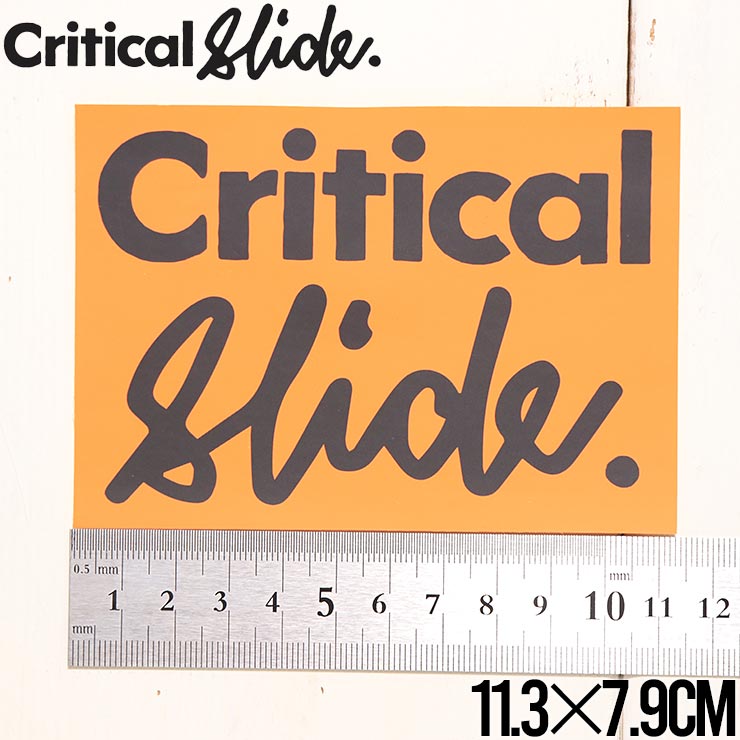 送料無料】ステッカー Critical Slide クリティカルスライド TCSS ティーシーエスエス STICKER STICKV10 #10 |  ITEMS,STICKERS | LUG Lowrs