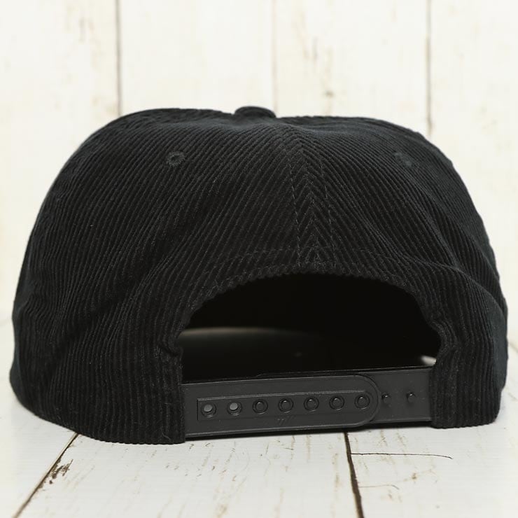 Corduroy Dorado Hat in Black