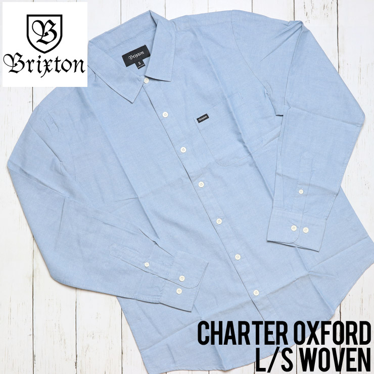 ブリクストン CHARTER OXFORD S/S WOVEN SHIRTS