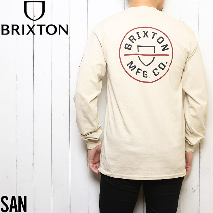 送料無料】ロングスリーブTシャツ ロンT BRIXTON ブリクストン
