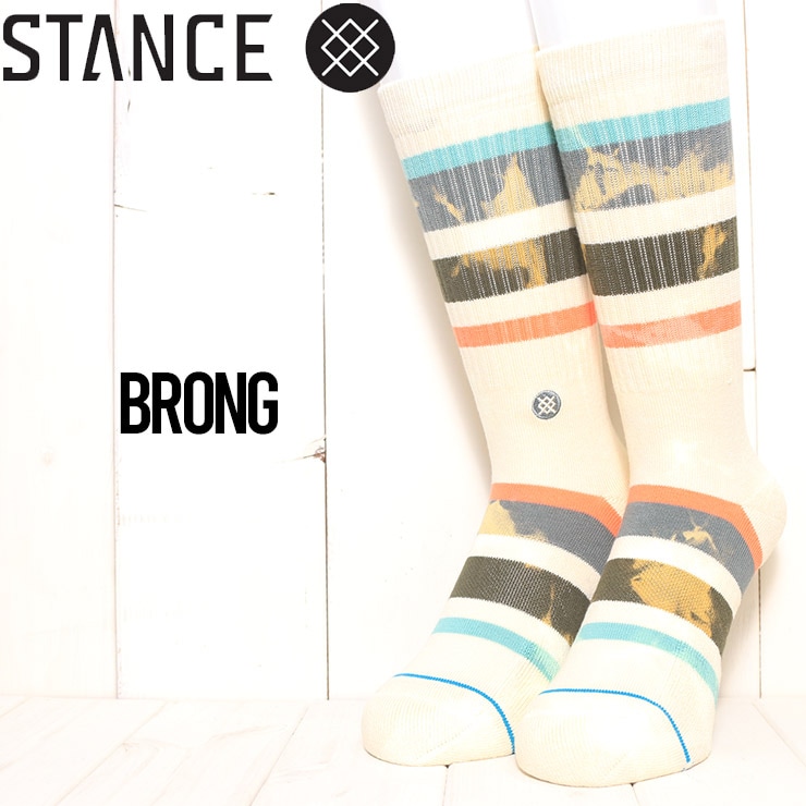 送料無料】ソックス 靴下 STANCE スタンス BRONG SOCKS A556C20BRO