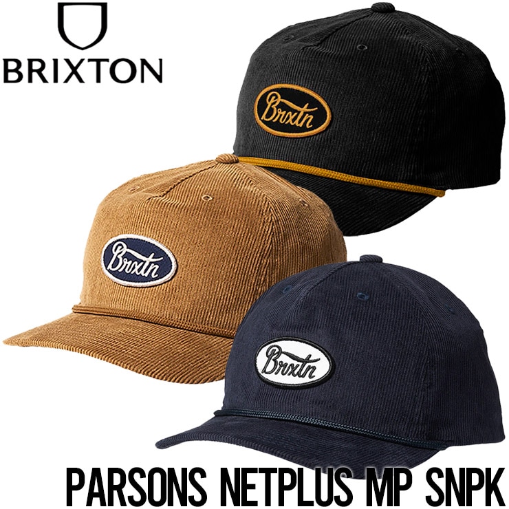 送料無料】スナップバックキャップ 帽子 BRIXTON ブリクストン PARSONS ...