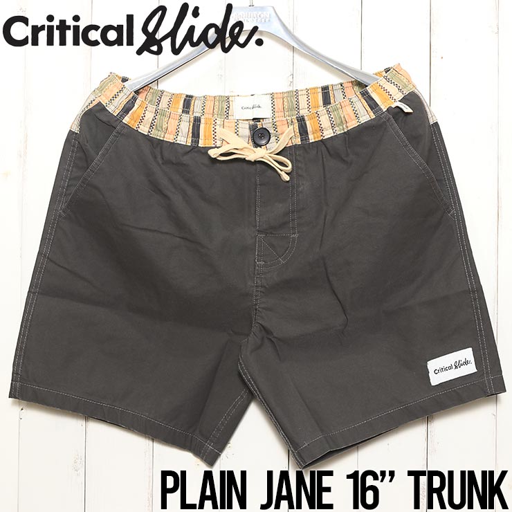 【送料無料】ボードショーツ サーフパンツ Critical Slide クリティカルスライド TCSS ティーシーエスエス PLAIN JANE 16  TRUNK BS24081-LUG Lowrs