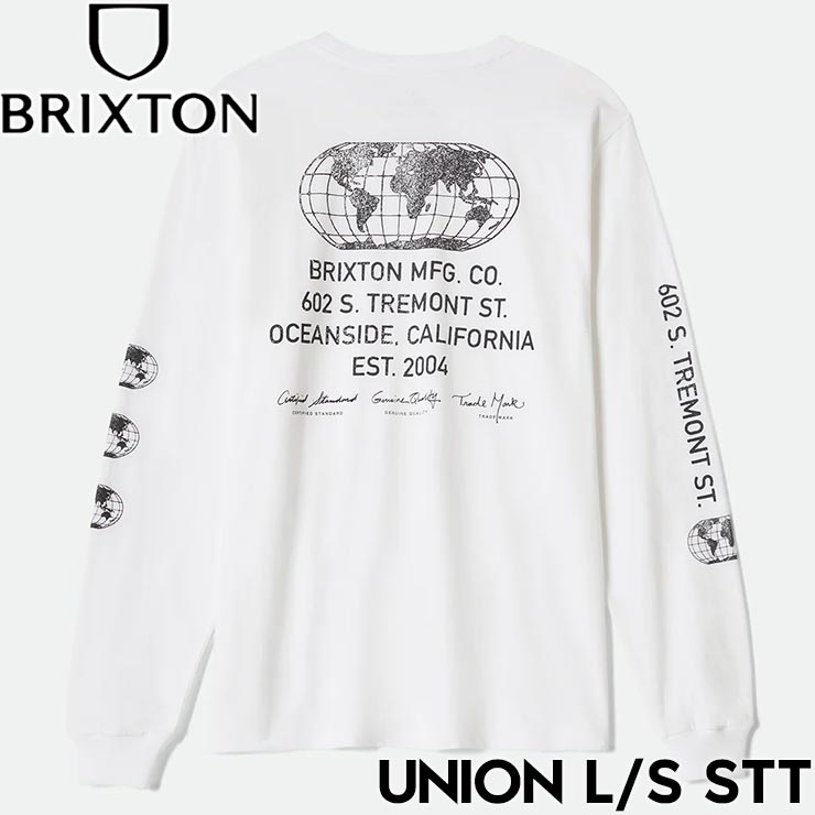 BRIXTON ブリクストン UNION L/S STT ロングスリーブTシャツ ロンT