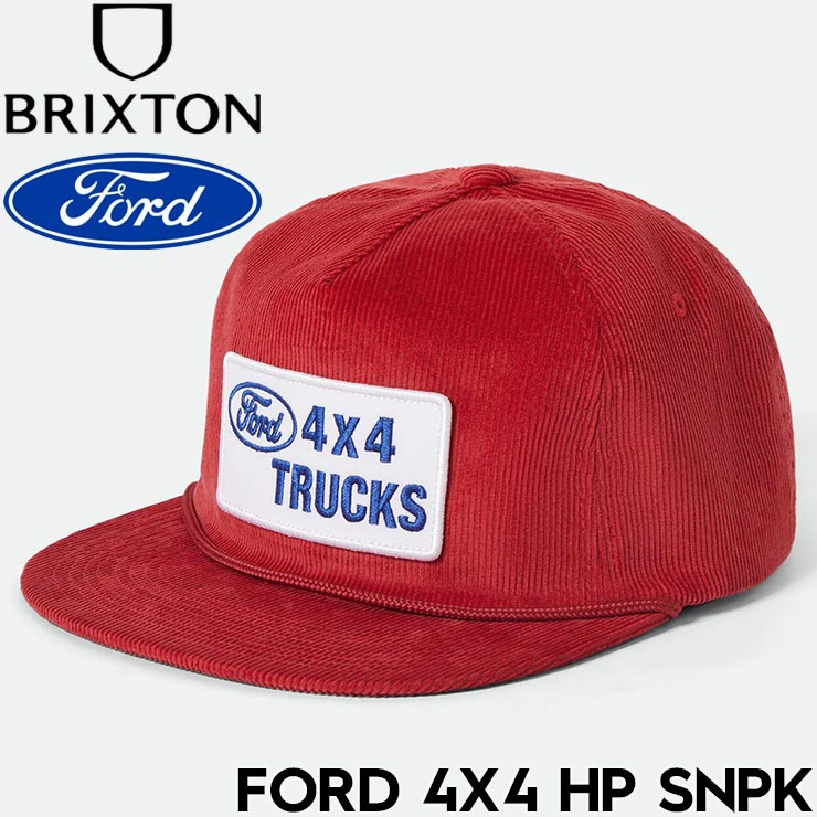 BRIXTON ブリクストン FORD 4X4 HP SNPK スナップバックキャップ 帽子
