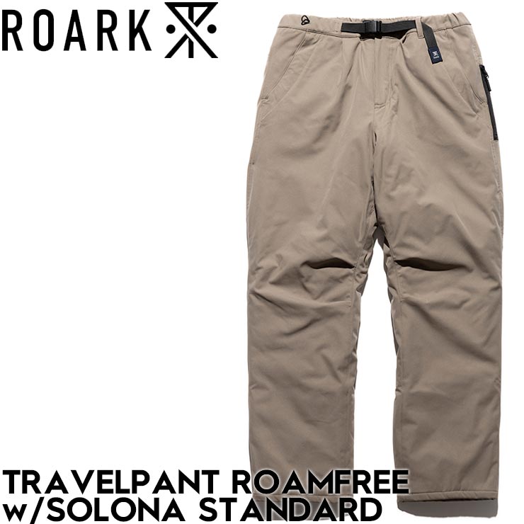 ROARK ロアーク TRAVELPANT ROAM FREE w/SOLONA - STANDARD 中綿入り