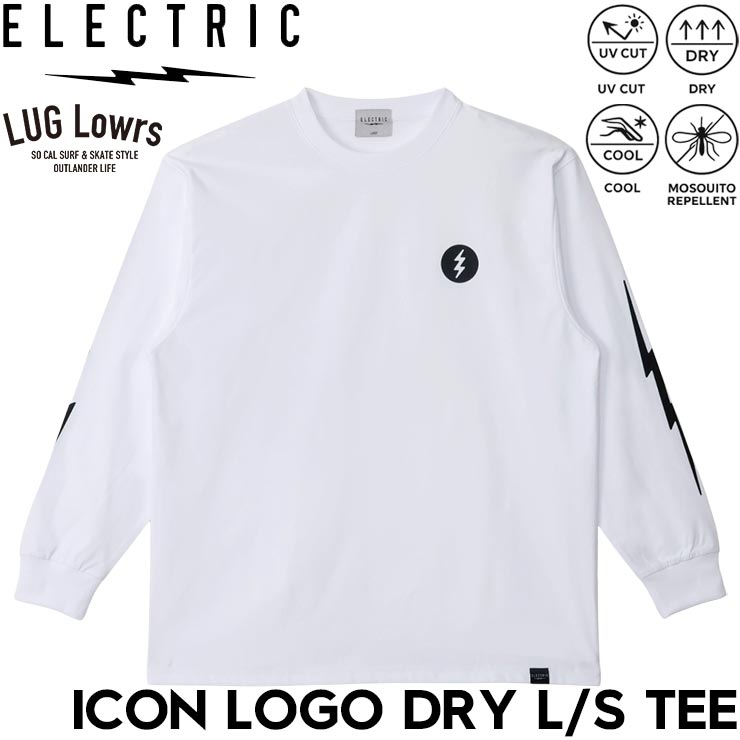 ELECTRIC エレクトリック ICON LOGO DRY L/S TEE ドライ素材 長袖T