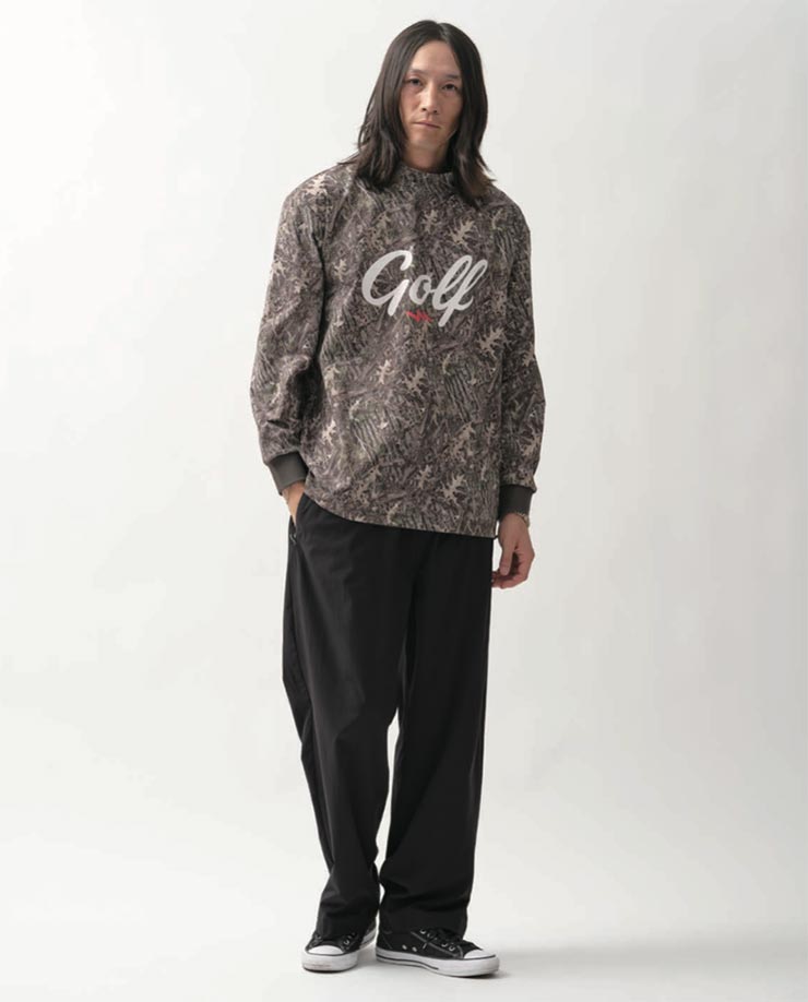 ELECTRIC GOLF エレクトリック ゴルフ GOLF LOGO DRY MOCK NECK L/S