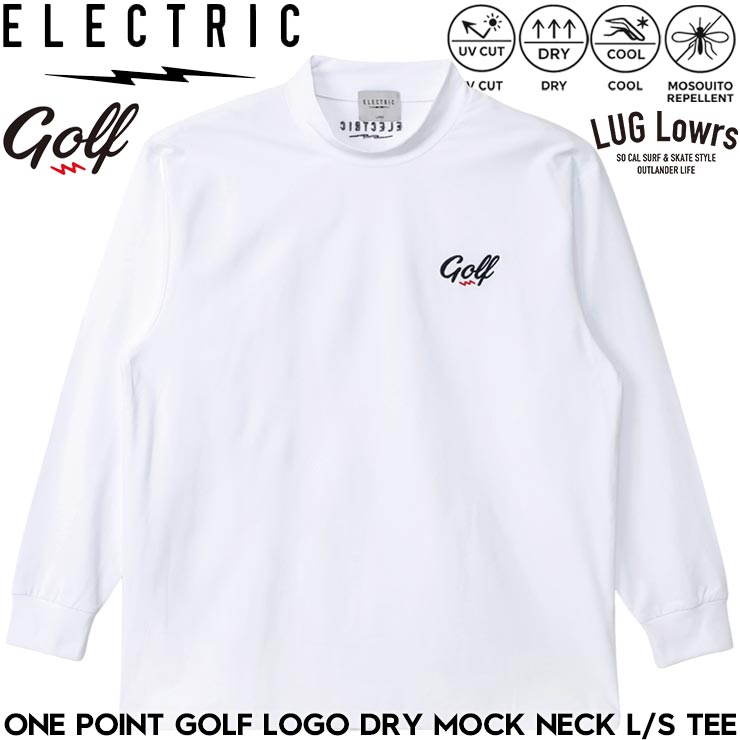 ELECTRIC GOLF エレクトリック ゴルフ ONE POINT GOLF LOGO DRY MOCK