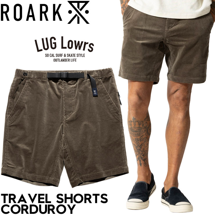 ROARK ロアーク ショートパンツ メンズ ハーフパンツ トラベルショーツ