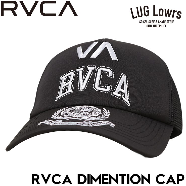 RVCA ルーカ キャップ メンズ 帽子 メッシュキャップ ロゴキャップ