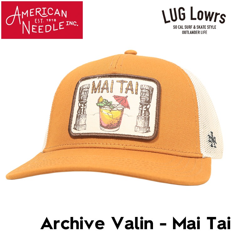 RADICAL PARTY 森田美勇人デザイン限定キャップ AMERICAN NEEDLE Archive Valin Mai Tai メッシュキャップ SMU789A